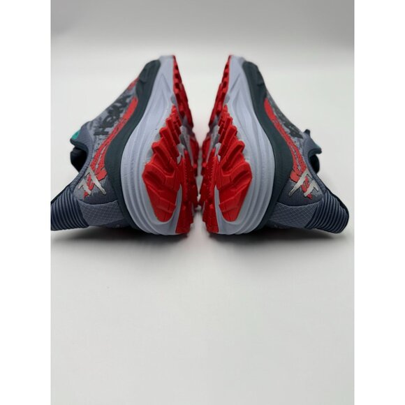 Hoka Mens Stinson 9.5B Running Gray Red Blue Athletic Shoes|1141530-WHF Cushion - Picture 11 of 16